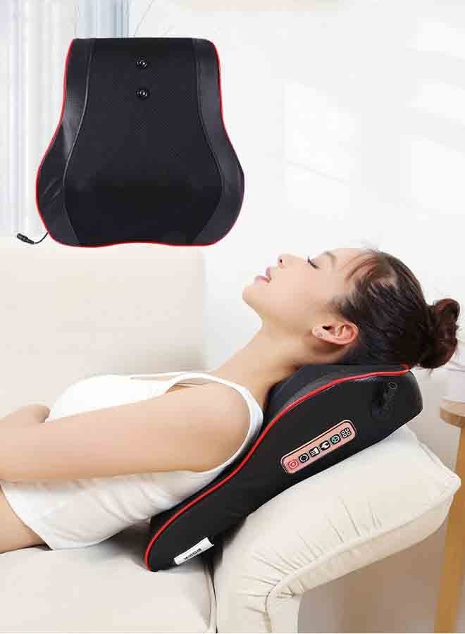 بلومنغ تايم العمود الفقري القطني مدلك الرقبة الرقبة الخصر الخصر الرقبة وسادة تدليك السيارات المنزلية قطني وسادة متعددة الوظائف وسادة الجسم كله - Image 1