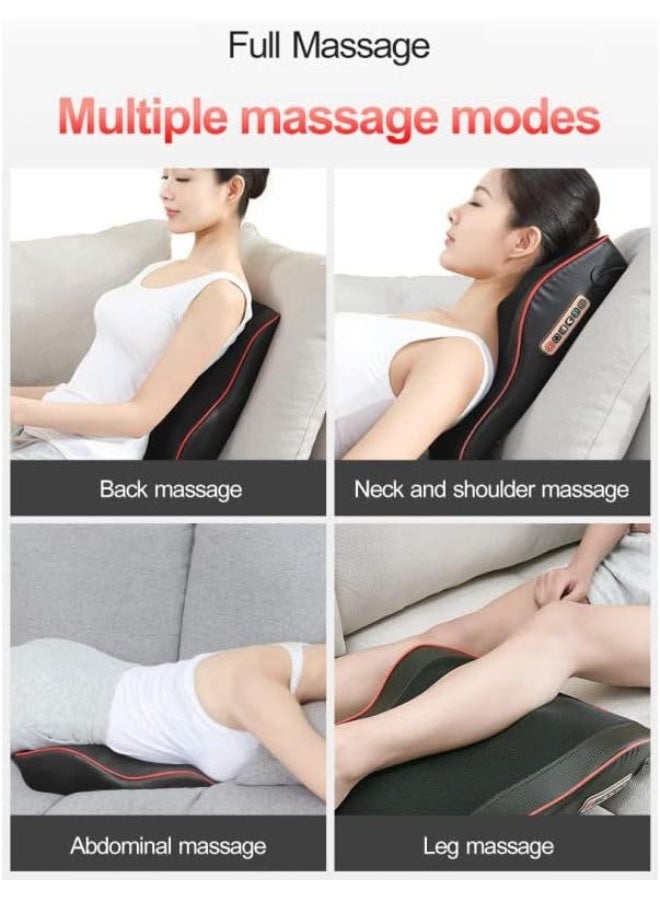 بلومنغ تايم العمود الفقري القطني مدلك الرقبة الرقبة الخصر الخصر الرقبة وسادة تدليك السيارات المنزلية قطني وسادة متعددة الوظائف وسادة الجسم كله - Image 2