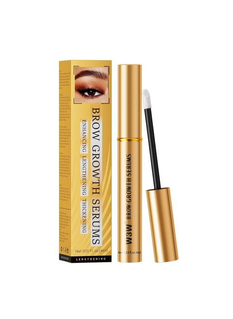 Eyebrow Growth Serum for Women Natural Eyebrow Serum Enhancer for Fuller and Thick Longer Brows in 4 Weeks4ML Eyebrow Serum To Grow BrowsLash and Brow Serum Plant Extracts