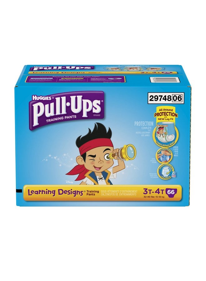 Pull-Ups Training Pants with Learning Designs for Boys, 3T-4T, 66 Count (Packaging May Vary) - Image 1