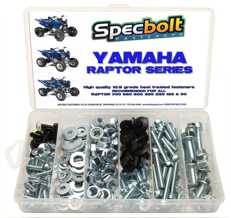Specbolt Fasteners 150pc Specbolt Bolt Kit, Fits: Yamaha Raptor 600 660 700 for Maintenance & Some Restoration Projects ATV Quad Also Fits 80 90 125 250 350 - Image 3