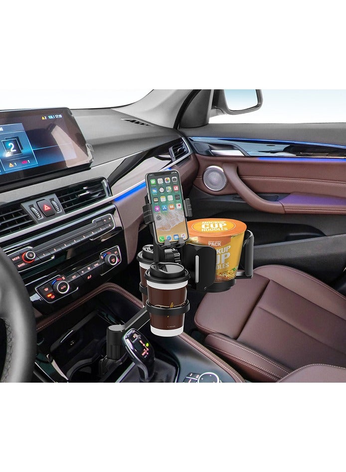 Car Multifunctional Storage Rack, 4-in-1 Cell Phone Snack Mug Holder, Drink Coffee Cup Organizer, Cell Phone Holder - Image 2