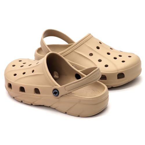 Red Tape Men's Beige Clogs - 6 UK - Image 4