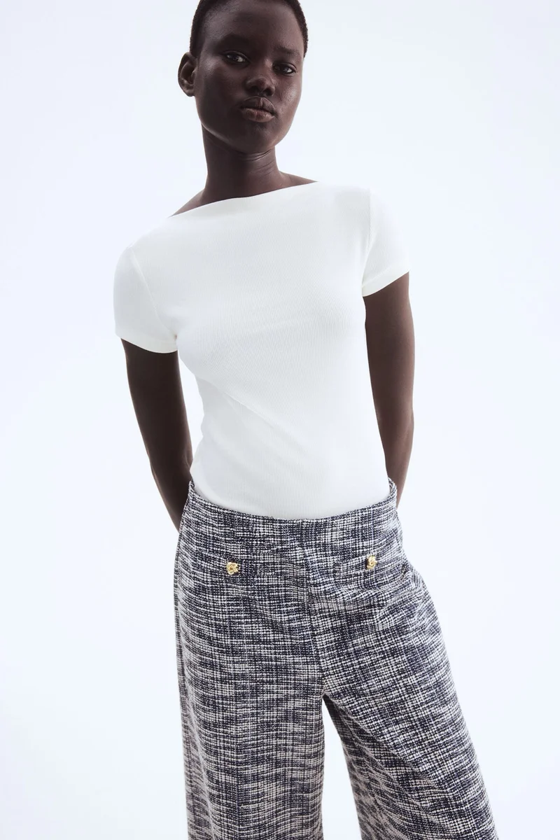 اتش اند ام بنطلون بقصّة مستقيمة