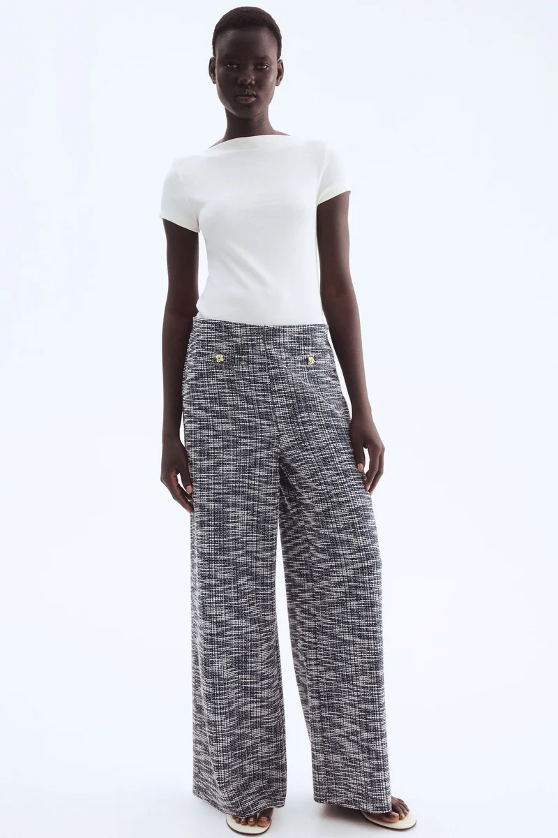 اتش اند ام بنطلون بقصّة مستقيمة