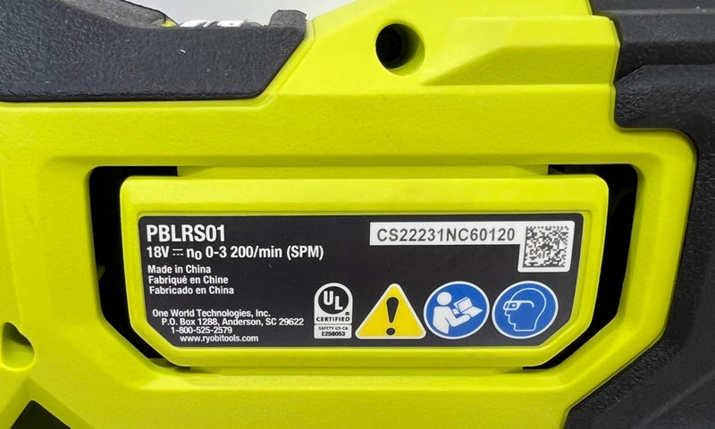 RYOBI ONE+ HP 18V Brushless Cordless Reciprocating Saw (Tool Only) - Image 2