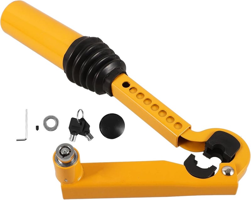 MAGICLULU Adjustable Steel Car Vehicle Handbrake Anti-Theft Device for Truck Van SUV Security - Image 1