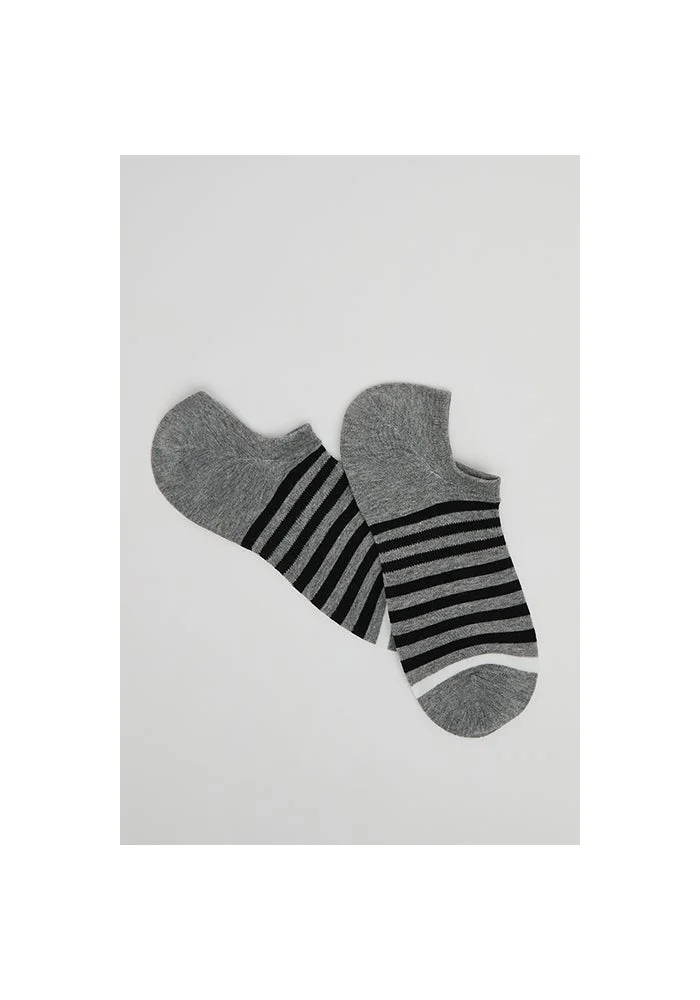 أر أند بي 3 Pack Striped Ankle Socks