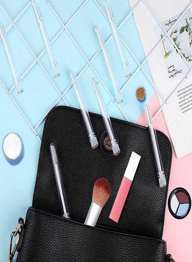 Dming 20pcs Eyelash brush Lash Wand Makeup tool Eyelash Extension supplies Cleaning brush Diamond Mascara scale white - Image 5