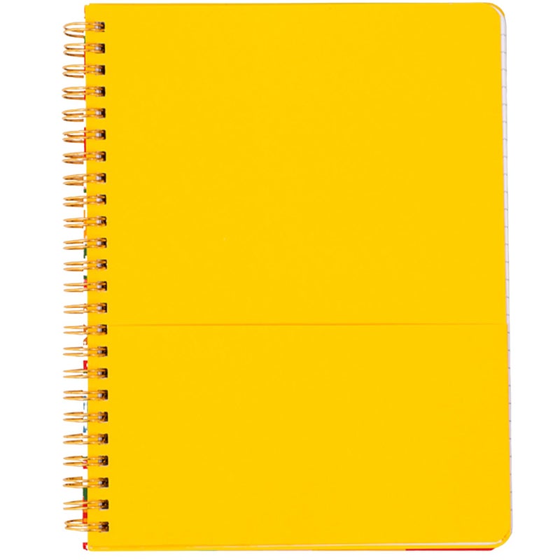 ban.do Rough Draft Mini Spiral Notebook with Pattern, 8.5" x 6.75" Journal with Pockets and 160 Lined Pages (Quilt) - Image 4
