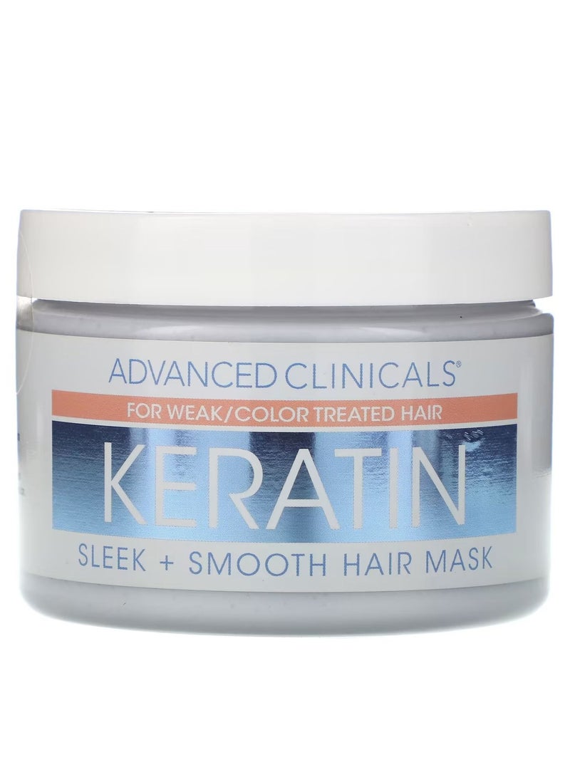 أدفانسد كلينيكال قناع الكيراتين الأنيق لتنعيم الشعر من أدفانسد كلينيكالز 12 أونصة 340 جم