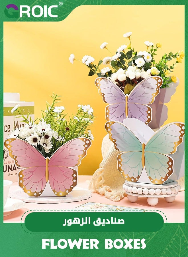 GROIC 12 Pcs Butterfly Centerpieces for Baby Shower Birthday Tea Party Favors Décor, Butterfly Decorations for Tables, Butterfly Themed Party Supplies,Party Decoration - Image 2