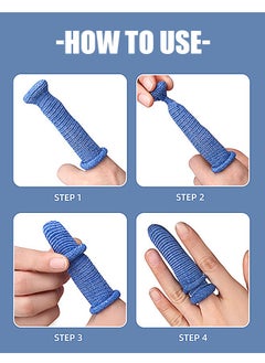 Beyond 4 Pairs Sport Finger Sleeves, Support Protector Finger Sleeves for Pain Relief Arthritis, Elastic Finger Sleeves Protectors  - Image 5