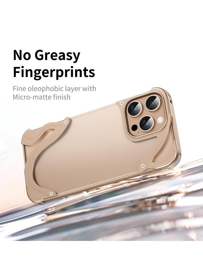 S-TOP Case For iPhone 14 Pro Max Dolphin Metal Hybrid PC Transparent Back Panel Phone Case - Image 4