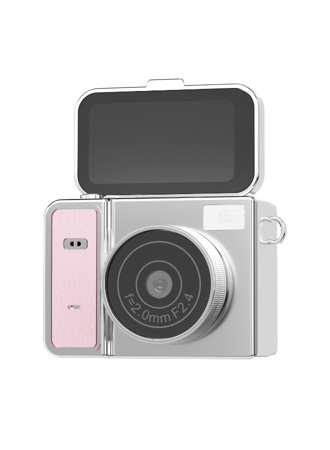 Mini Keychain Camera, 1080P Portable Digital Camera with 1.47” Flip LCD & Flash, Retro Collectible Pocket Camera for Travel, Parties, Birthday - Image 1