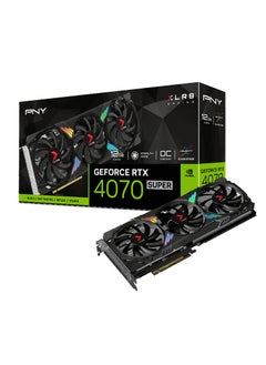 PNY GeForce RTX™ 4070 SUPER 12GB XLR8 Gaming VERTO™ EPIC-X RGB™ Overclocked Triple Fan DLSS 3