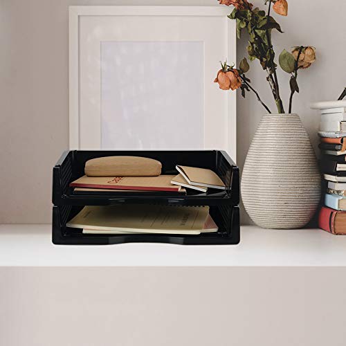 EudokkyNA 6-Tier Stackable Paper Tray, Letter Tray Office Paper Organizer - Image 5