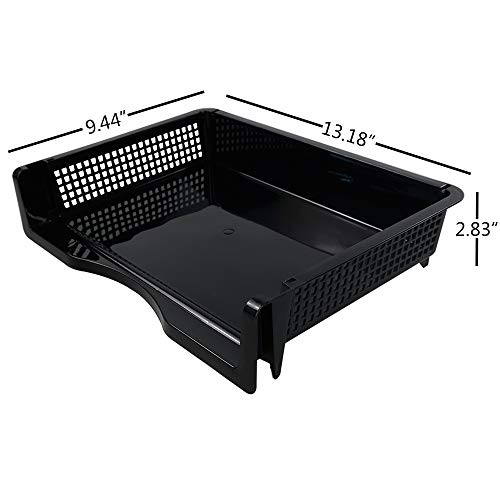 EudokkyNA 6-Tier Stackable Paper Tray, Letter Tray Office Paper Organizer - Image 2