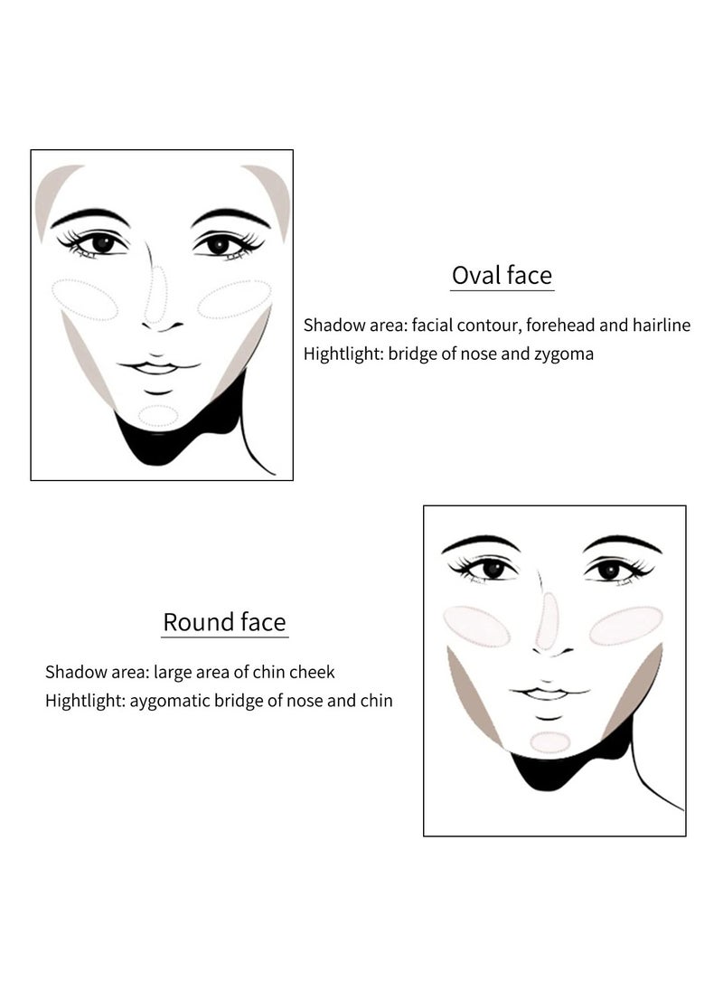 Generic - 8 Color 2-in-1 Double-Ended Contour Stick Set for Highlighting and Concealing, Versatile Makeup Cream - Image 1