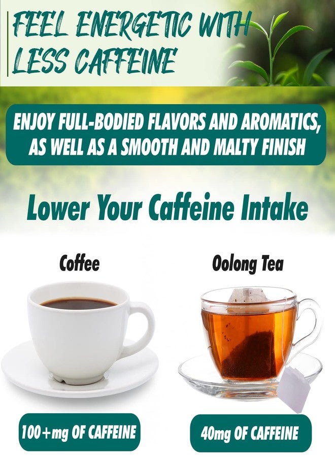 Fusion Select Organic Oolong Tea Bags - Smooth, Mildly Sweet Flavor - Healthy, Relaxing, Fresh Herbal Drink - Instant, Just Steep In Hot Water - 100 Packets of Individual Tea Bags Per Box - Image 5