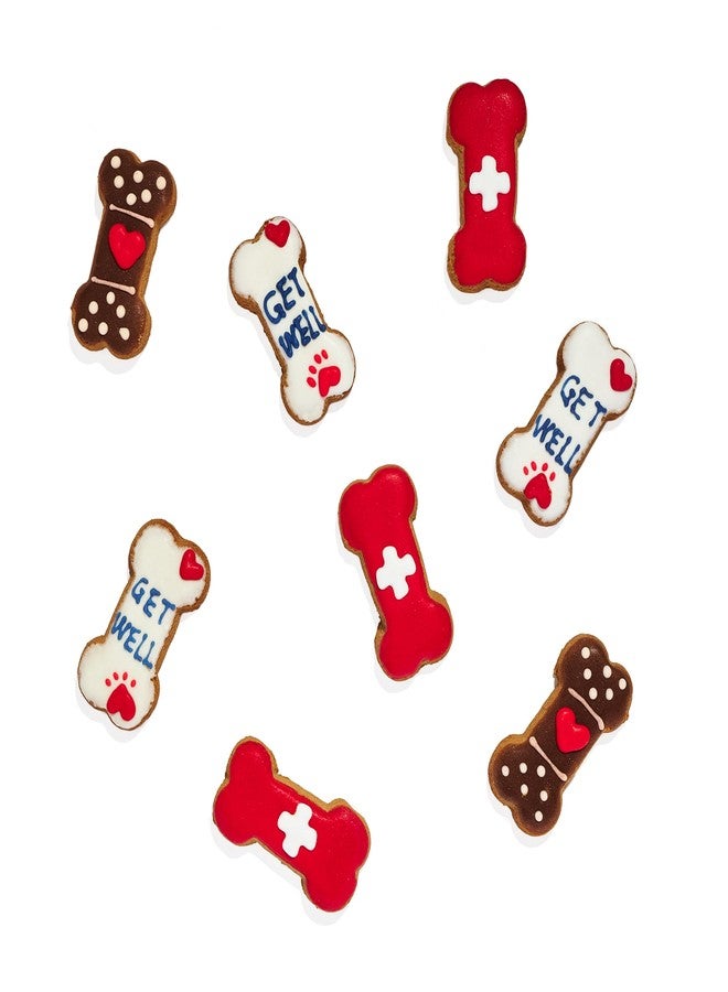 Thoughtfully Pets, Get Well Dog Cookies Gift Set, Crunchy Dog Treats Includes Colorfully Hand Decorated Get Well Themed Biscuits to Brighten Their Day, Set of 8 - Image 2