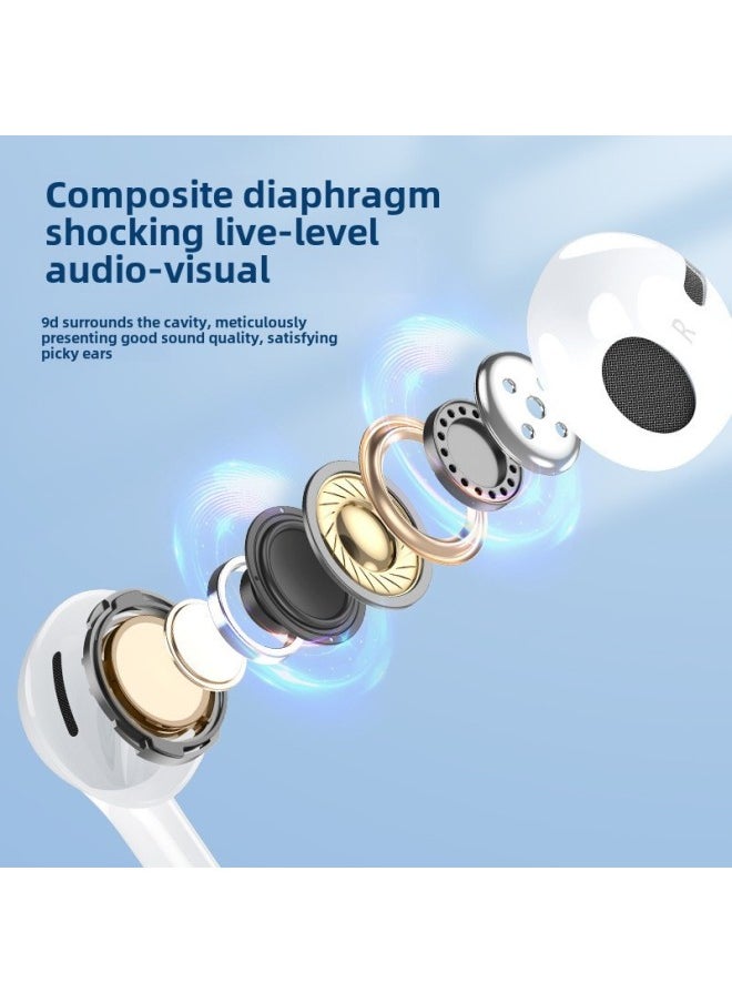 Generic - The Typec Earphone Cable Is Suitable For Apple's 7-generation In-ear Wired Earphone And Can Call 3.5mm Universal Version 4-generation-Color:Four Generations Of White Type-C Digital - Image 1