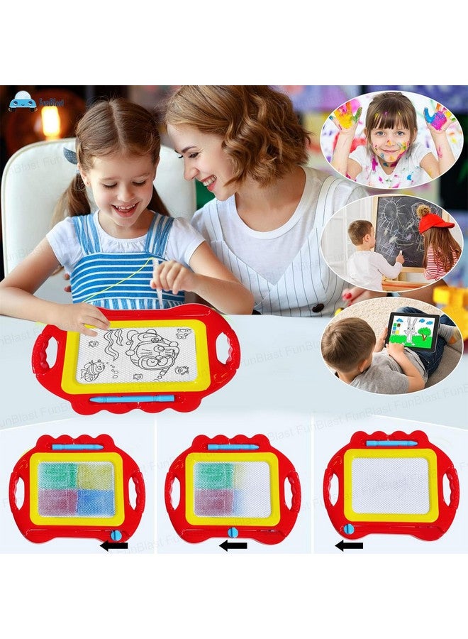 FunBlast Magic Slate with Pen for Kids, 2 in 1 Draw and Write Magic Board - Doddle Board for Kids, Erasable Colorful Education Sketching Board (Random Color Dispatch) - Image 5