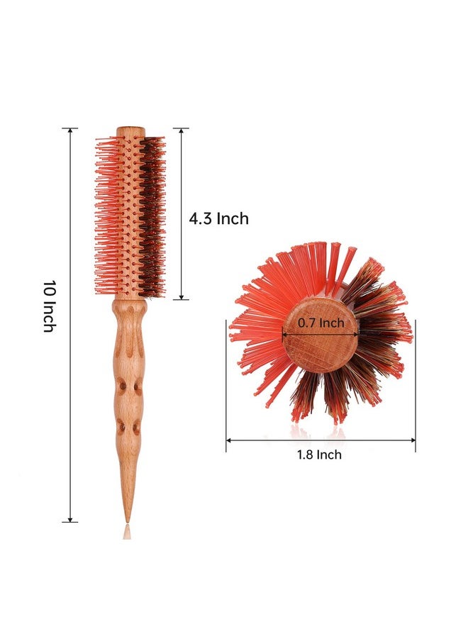 Perfehair Small Round Hair Brush For Blow Drying, Multi-Function Round Hairbrush With Nylon & Boar Bristle, Perfect For Styling Men & Women'S Medium, Short & Fine Hair -1.8 Inch  - Image 1