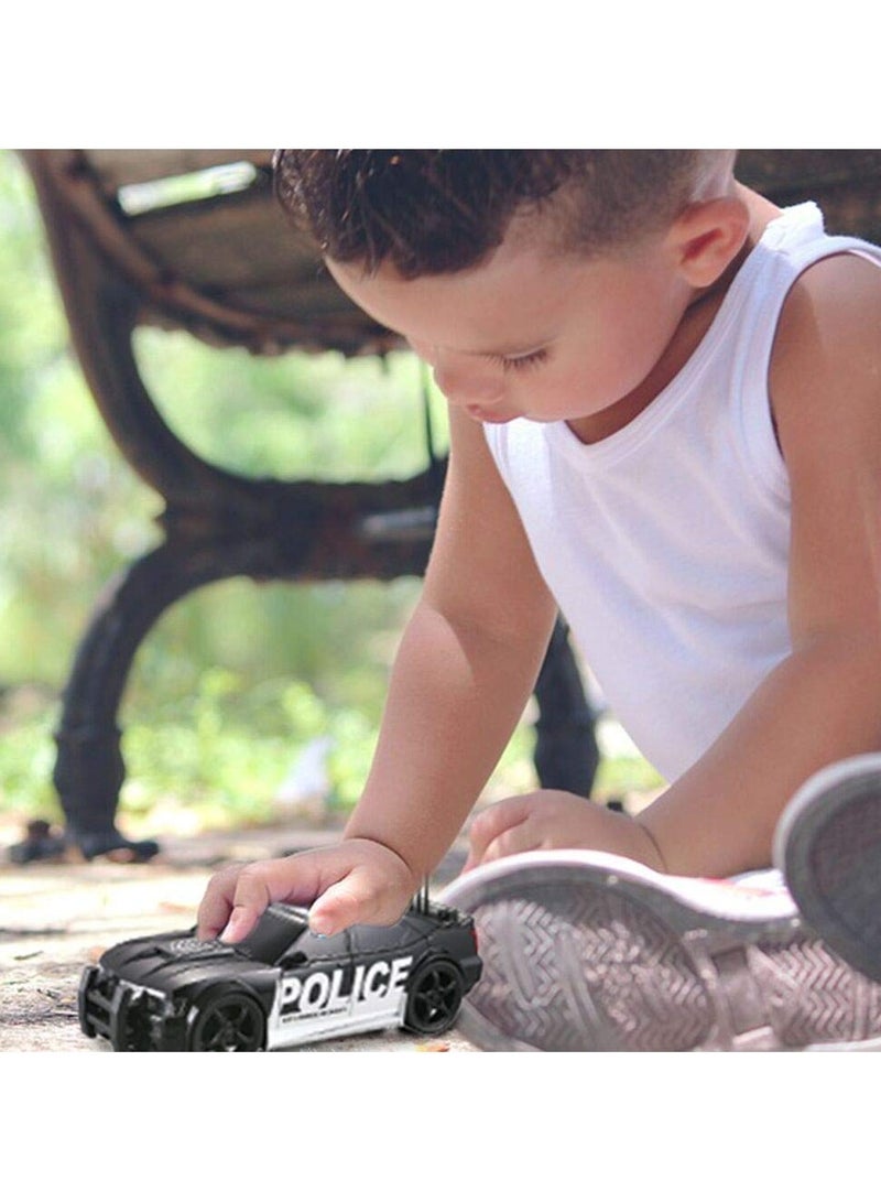 Police Car Toy for Kids, Friction Powered Vehicle with Light and Sound Plastic Police Car Toy Best Gift for Boys Age 3+ - Image 4