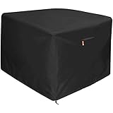 SheeChung SheeChung Gas Fire Pit Cover Square - Premium Patio Outdoor Cover Heavy Duty Fabric with PVC Coating,100%  - Image 1