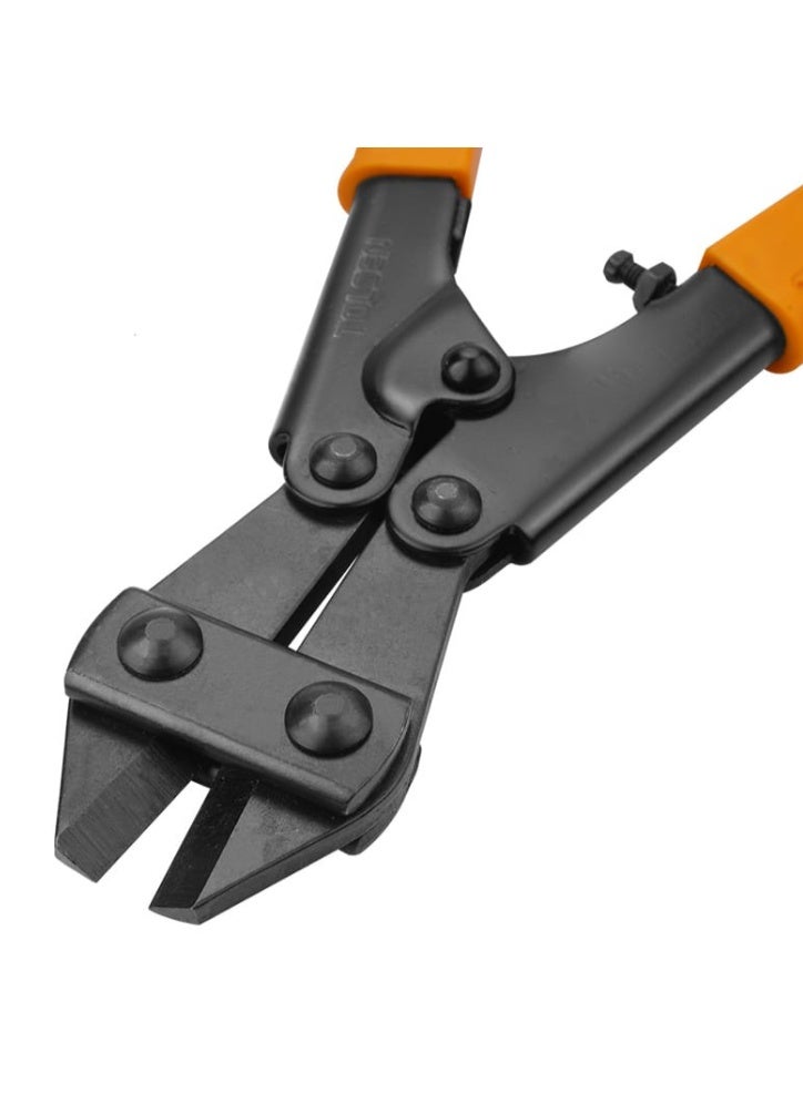 TOLSEN 8" Mini Bolt Cutter Heavy Duty Compact Wire Cable Chain Cutter with Hardened Steel Jaws Non Slip Grip Handle for Cutting Bolts Nails Fencing Wire Padlocks Small Metal Rods Hand Cutting Tool - Image 2