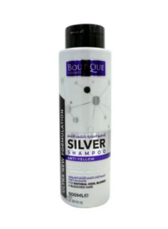 Silver Shampoo Anti-Yellow For Natural Cool Blonde & Bleached Hair 500ml