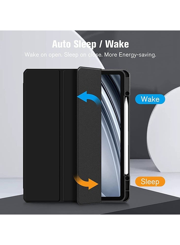 general For iPad Pro 11/12.9 2024 Hybrid Slim Case - [Built-in Pencil Holder] Shockproof Cover with Clear Back Case Compatible with iPad Air 6th 10.9/Air 12.9 - Image 2