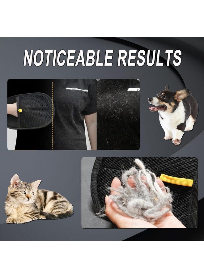 Generic Double-Sided Grooming Gloves for Pets, Cat Grooming Gloves, Pet Grooming Gloves for Dogs Bathing, Reusable Pet Hair Remover Glove for Washing, Deshedding, Grooming (1Pcs)  - Image 5