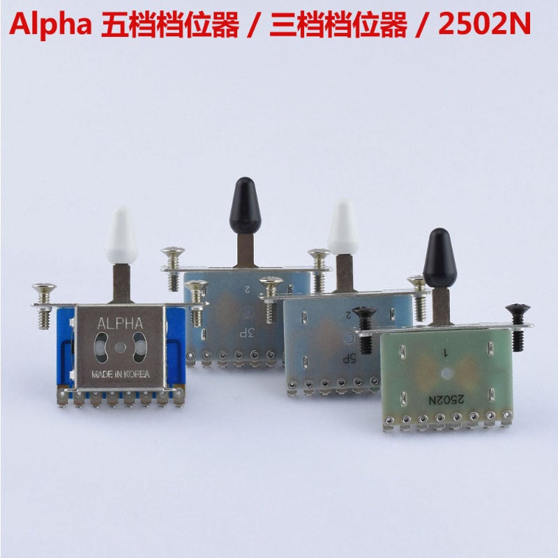 Korean-Made Alpha Electric Guitar Gear Dial Tone Conversion Switch 3 Gear/5 Gear/2502N Professional Accessories - Image 2