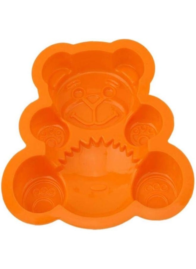 silvercnc - 3d Bear Form Fondant Silicone Mold Cake Decorating Tools Mold Cupcake Kitchen Jelly Candy Chocolate Baking Mold Random Color - Image 1