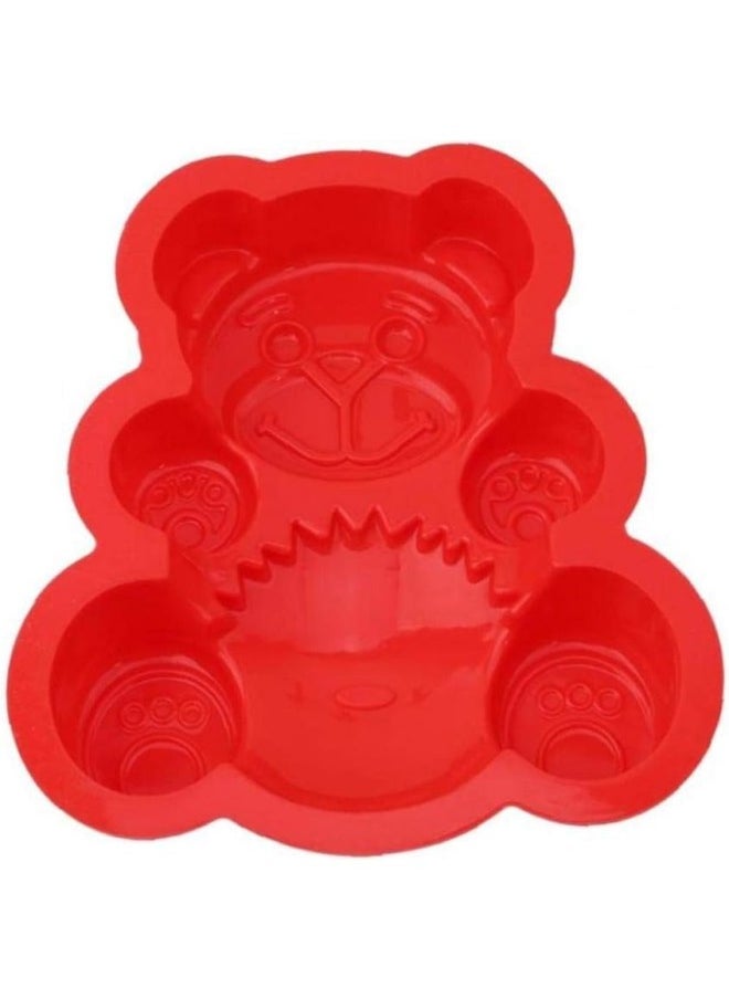 silvercnc - 3d Bear Form Fondant Silicone Mold Cake Decorating Tools Mold Cupcake Kitchen Jelly Candy Chocolate Baking Mold Random Color - Image 1