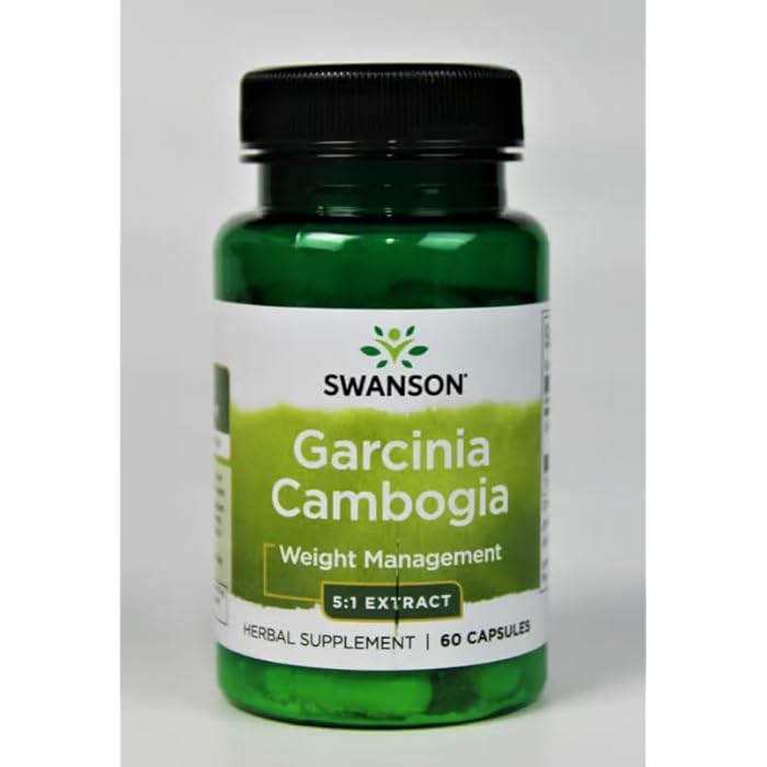 Swanson Garcinia Cambogia 5:1 Extract 80 Milligrams 60 Capsules - Image 4