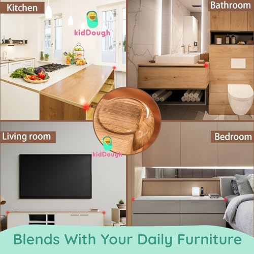 KidDough Baby Proofing Corner Guards, Corner Protector for Sharp Edges, Table Corner Protector for Baby Safety (Round Transparent) - Image 4