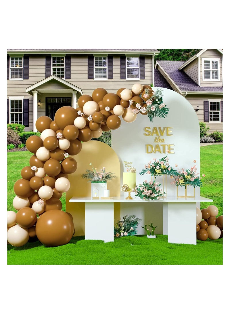 JOLLITY LLC Retro Thicker Premium Balloons for Garland as Party Decorations Birthday, Wedding, Baby Shower Decorations (40 pcs) (Brown Chocolate) - Image 4