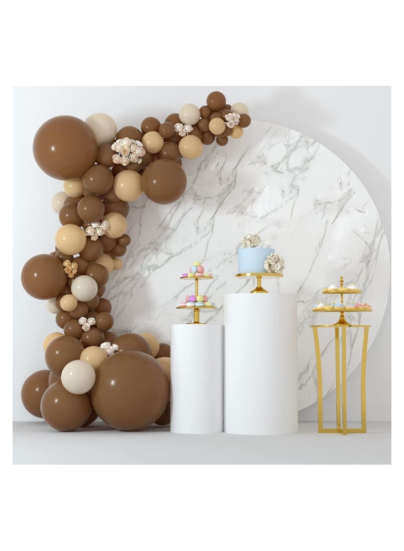 JOLLITY LLC Retro Thicker Premium Balloons for Garland as Party Decorations Birthday, Wedding, Baby Shower Decorations (40 pcs) (Brown Chocolate) - Image 3