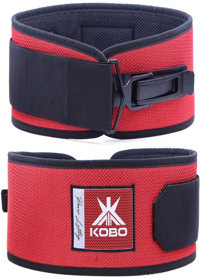 حزام رفع الأثقال Kobo Flex Weave Lever، مناسب لكمال الأجسام، تمارين الرفعة المميتة والقرفصاء، تدريب القوة للرجال والنساء