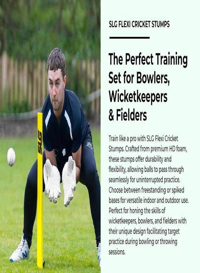SLG Flexible Cricket Single Stump with Spike - Durable Training Equipment for Bowling & Fielding Practice (Pack of 1) - Image 4