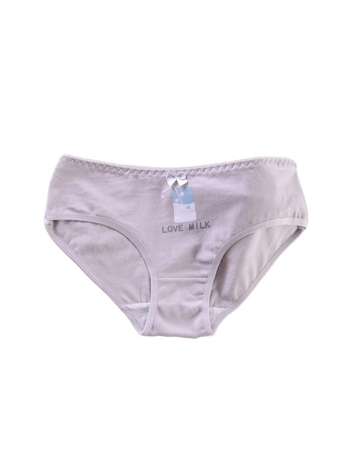 YOUNG WEAR - YOUNG UNDERWEAR | Women’s 100% Cotton Bikini Brief Underwear | Multipack | Set of 6 | Available in Plus Size | Solid Cotton Underwear | Colorful Illustrations - Image 1