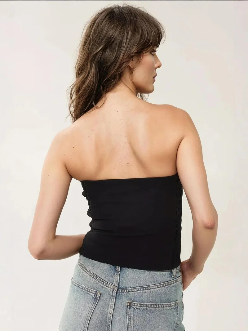 HICCUP Strapless Fitted Top