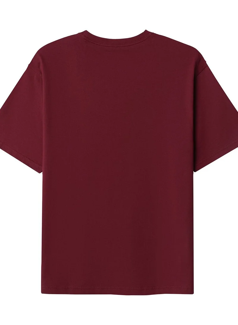 GIORDANO Men’s Graphic Print Cotton Jersey Tee – Relaxed Fit