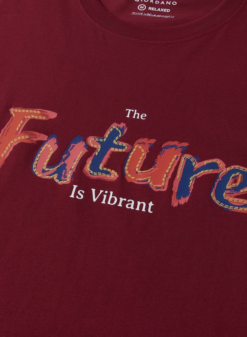 GIORDANO Men’s Graphic Print Cotton Jersey Tee – Relaxed Fit - Image 4