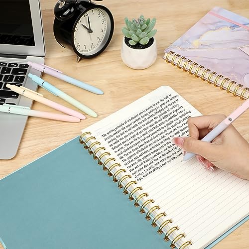Ddaowanx Gel Pens, 10 Pcs 0.7mm Quick Dry Black Ink Pens Fine Point Smooth Writing Pens, Cute Office School Supplies Gifts for Women (10 Pcs Gradient-Black Ink) - Image 5