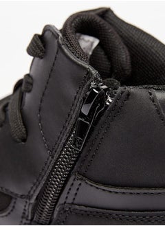 Mister Duchini Boys Panelled High Top Sneakers with Zip Closure  - Image 5