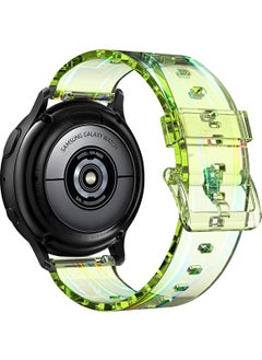 Y&D No Gap Band Compatible for Samsung Galaxy Watch 5/4 40mm 44mm, 5 Pro 45mm Band/Watch 4 Classic 42mm 46mm, 20mm Transparent Replacement Silicone Wrist Strap  - Image 2